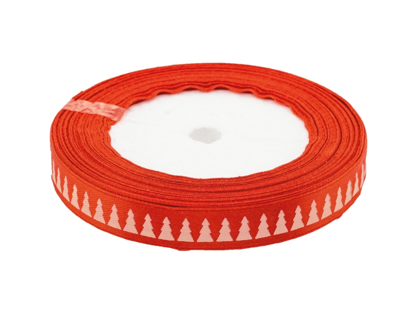 Wstązka satynowa Boże Narodzenie 12mmx22m WSX12-1 Brewis